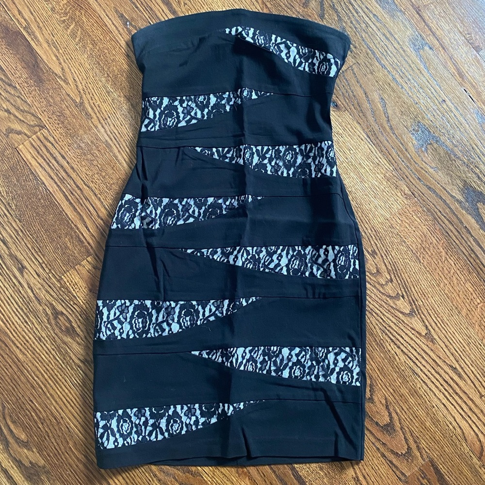 Black and white dress